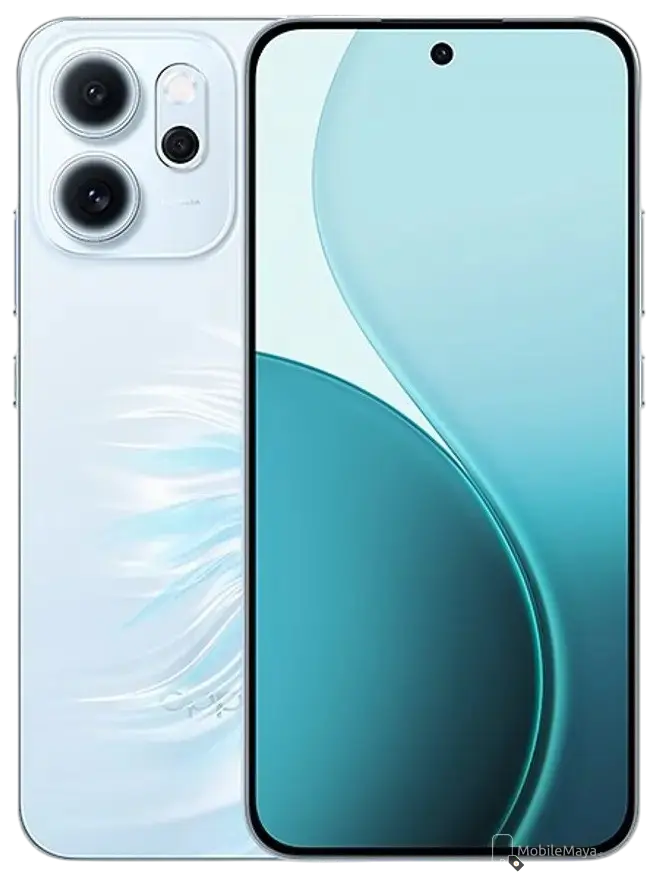 Oppo Reno14 F 5G Opal Blue Official Color Image.