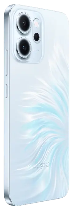 Oppo Reno14 F 5G Opal Blue Right Side Image.