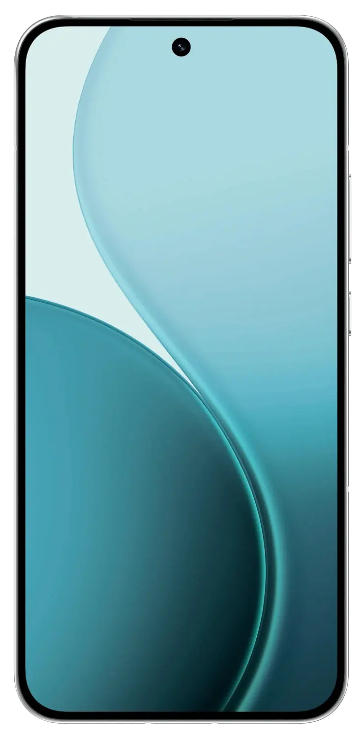 Oppo Reno14 Opal White Front Image.