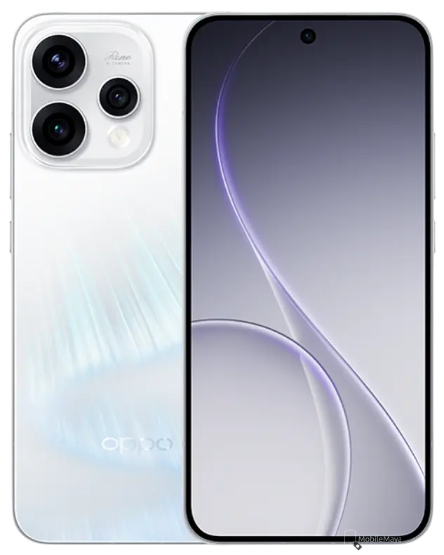 Oppo Reno15 Aurora White Official Color.