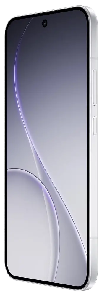 Oppo Reno15 Aurora White Right Side Image.