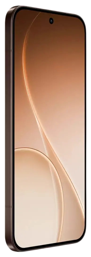 Oppo Reno15 Canelé Brown Front Side Image.