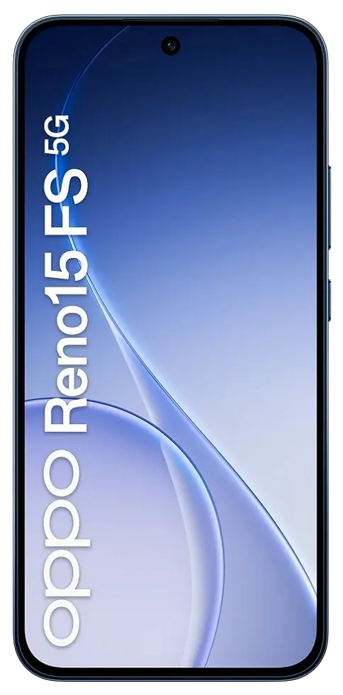 Oppo Reno15 FS Navy Blue Front Side Image.