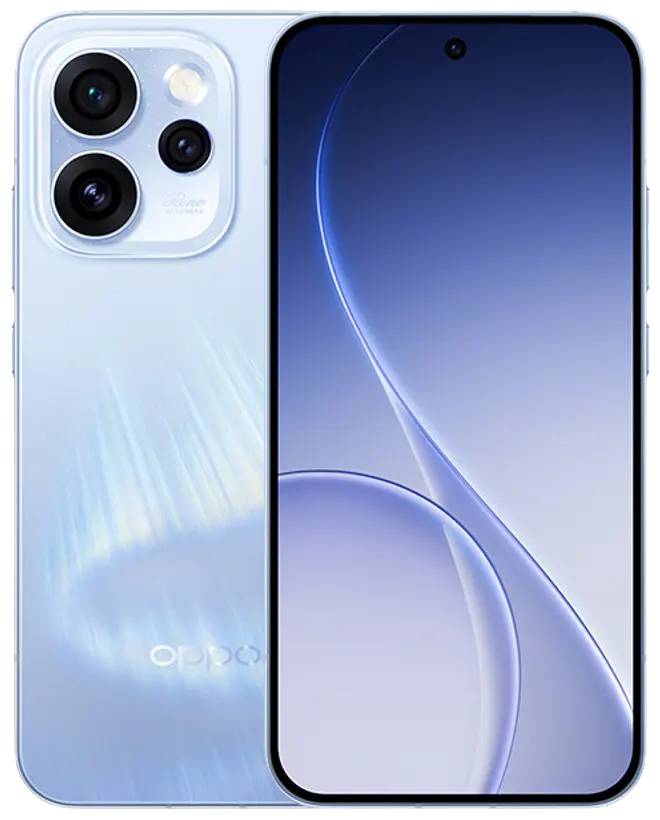Oppo Reno15 Pro Aurora Blue Image