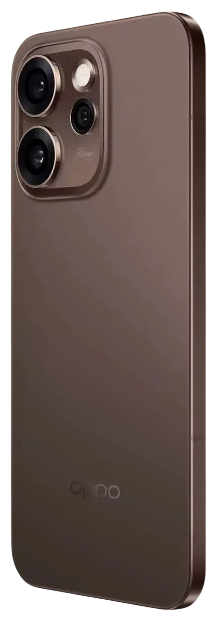 Oppo Reno15 Pro Canelé Brown Back Side Image.