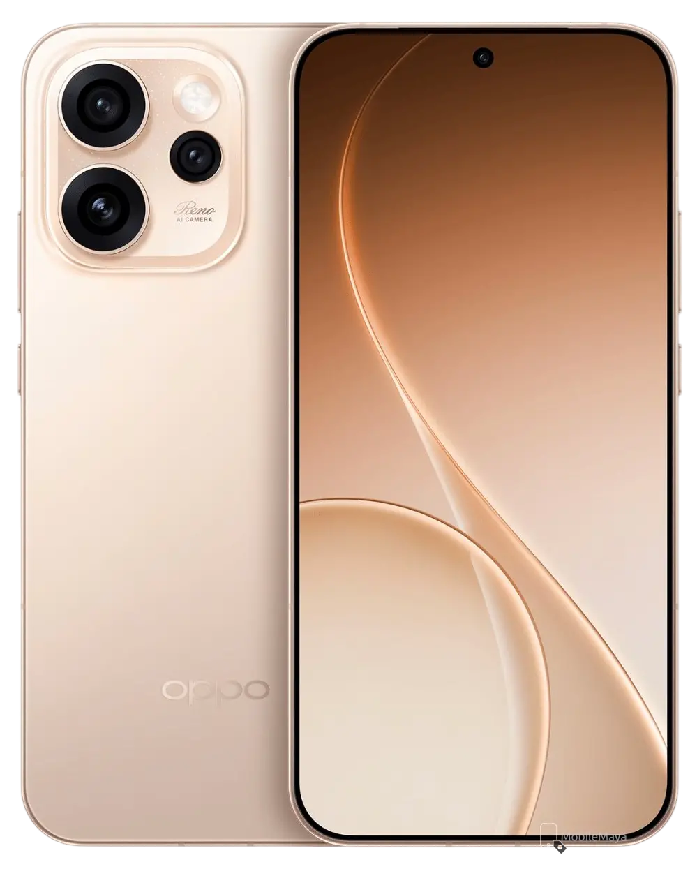 Oppo Reno15 Pro Gold Official.