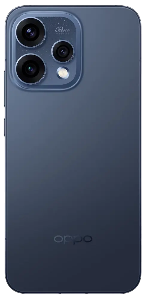 Oppo Reno15 Twilight Blue Back Side Image.