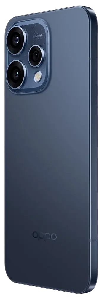 Oppo Reno15 Twilight Blue Left Side Image.