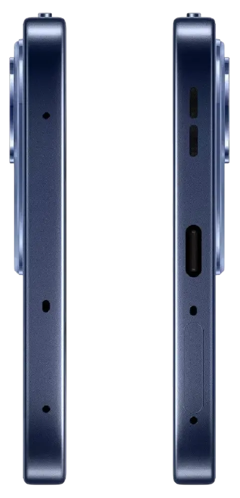 Oppo Reno15c (India) Twilight Blue Updown Side Image
