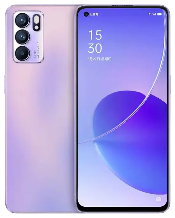 Oppo Reno6 5G Purple Official