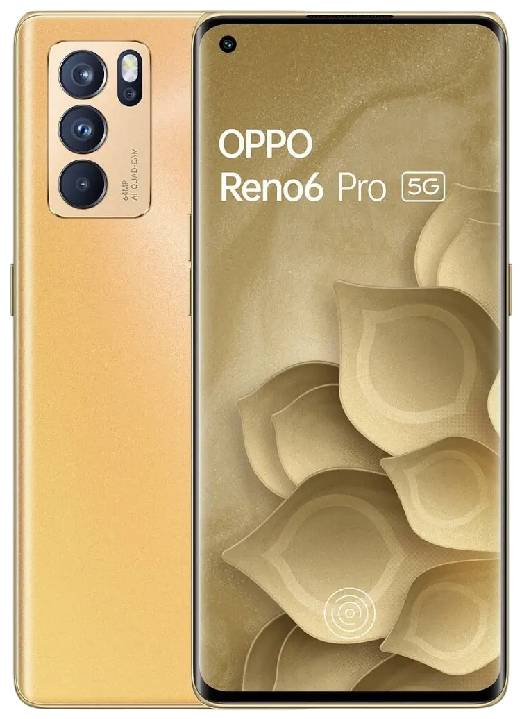 Oppo Reno6 Pro 5G Majestic Gold Official
