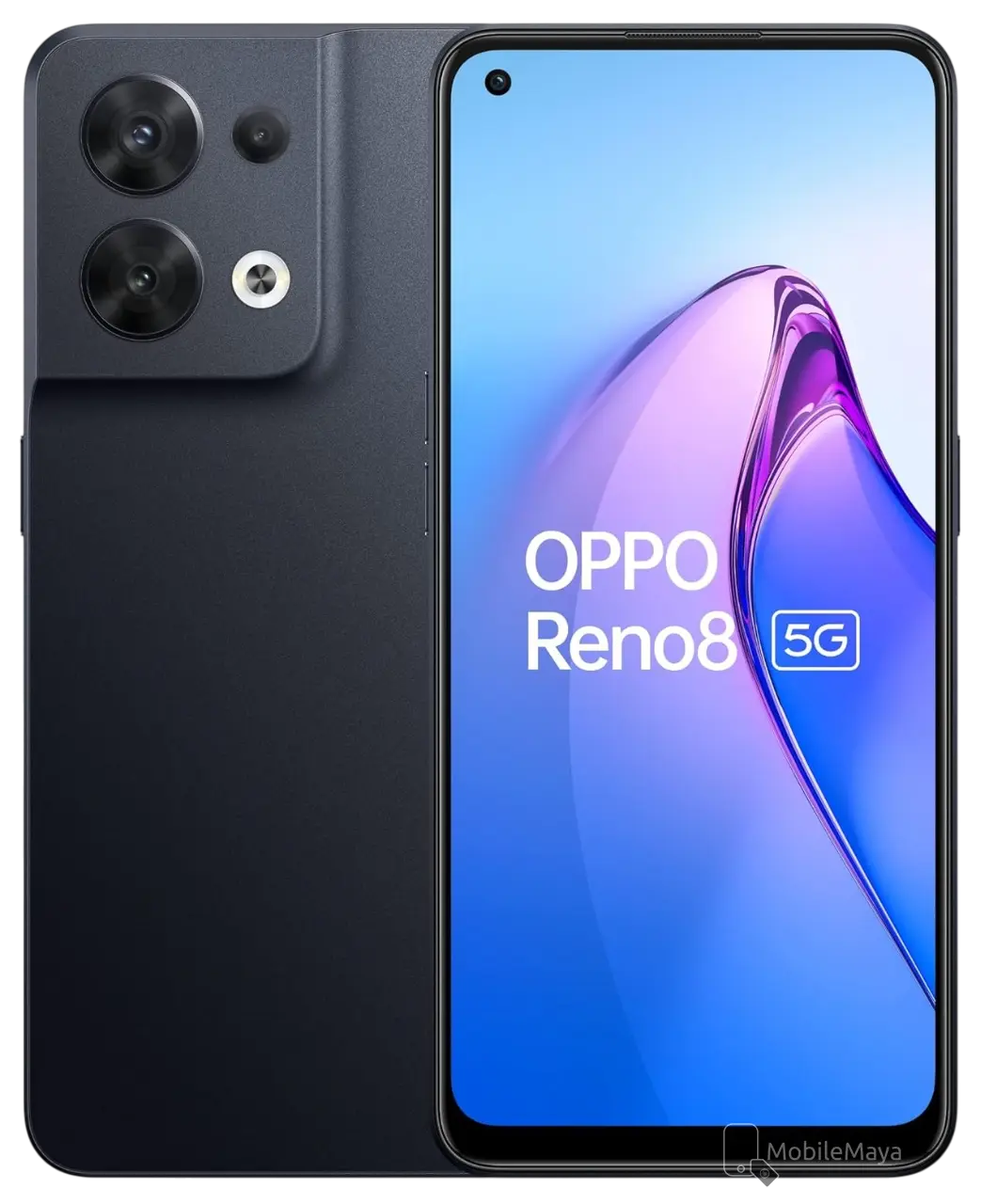 Oppo Reno8 Shimmer Black Official