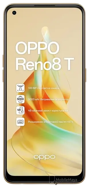 Oppo Reno8 T Front
