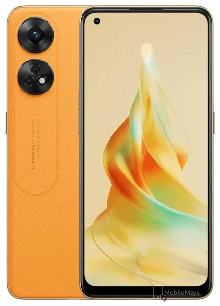 Oppo Reno8 T Orange Sunset Official