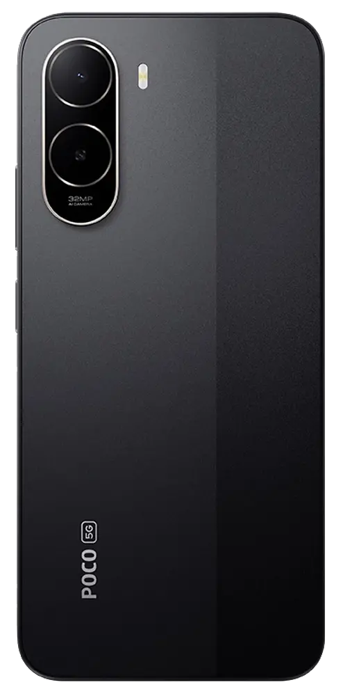 Poco C85x Black Back Side Image