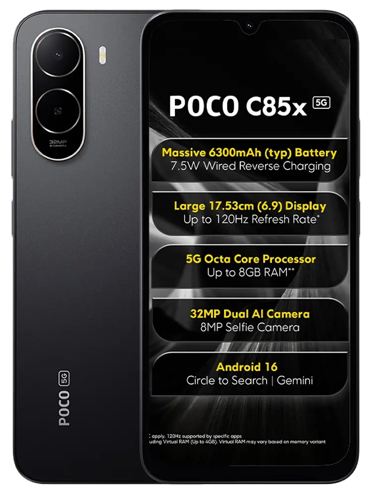 Poco C85x Black Image