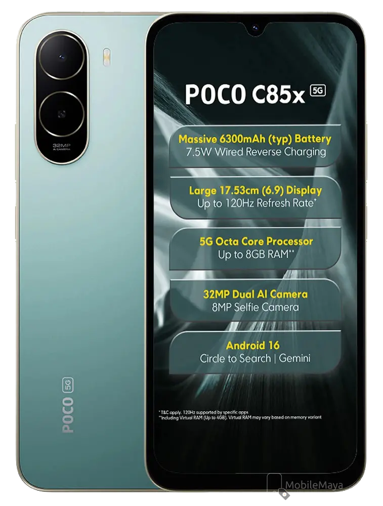 Poco C85x Blue Image