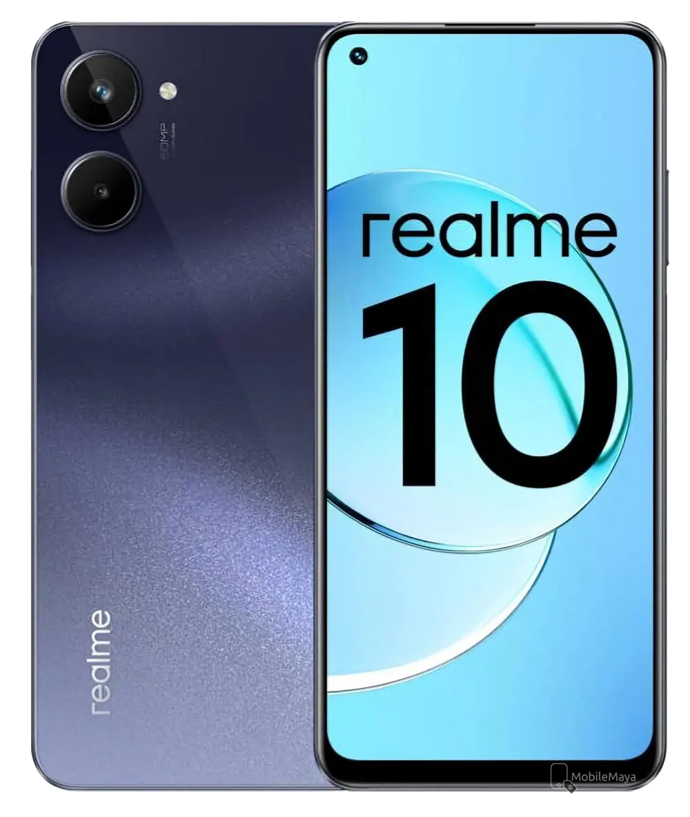 Realme 10 Rush Black.