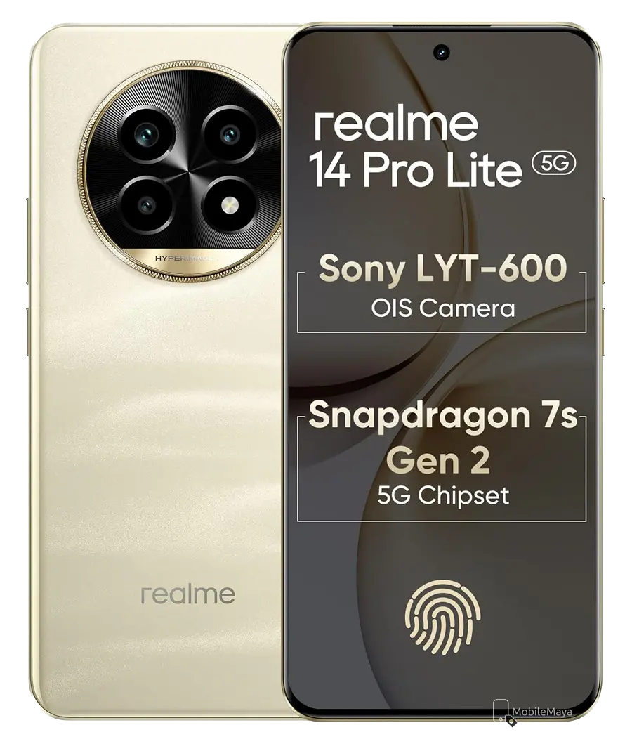 Realme 14 Pro Lite Glass Gold.