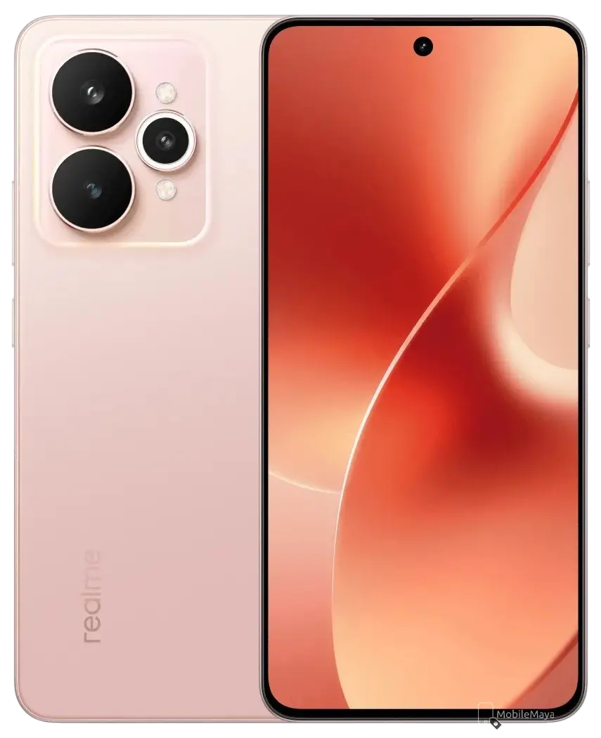 Realme 15 5G Silk Pink Official Color.
