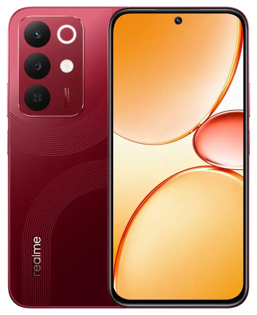 Realme 15x 4G Maroon Red Official.