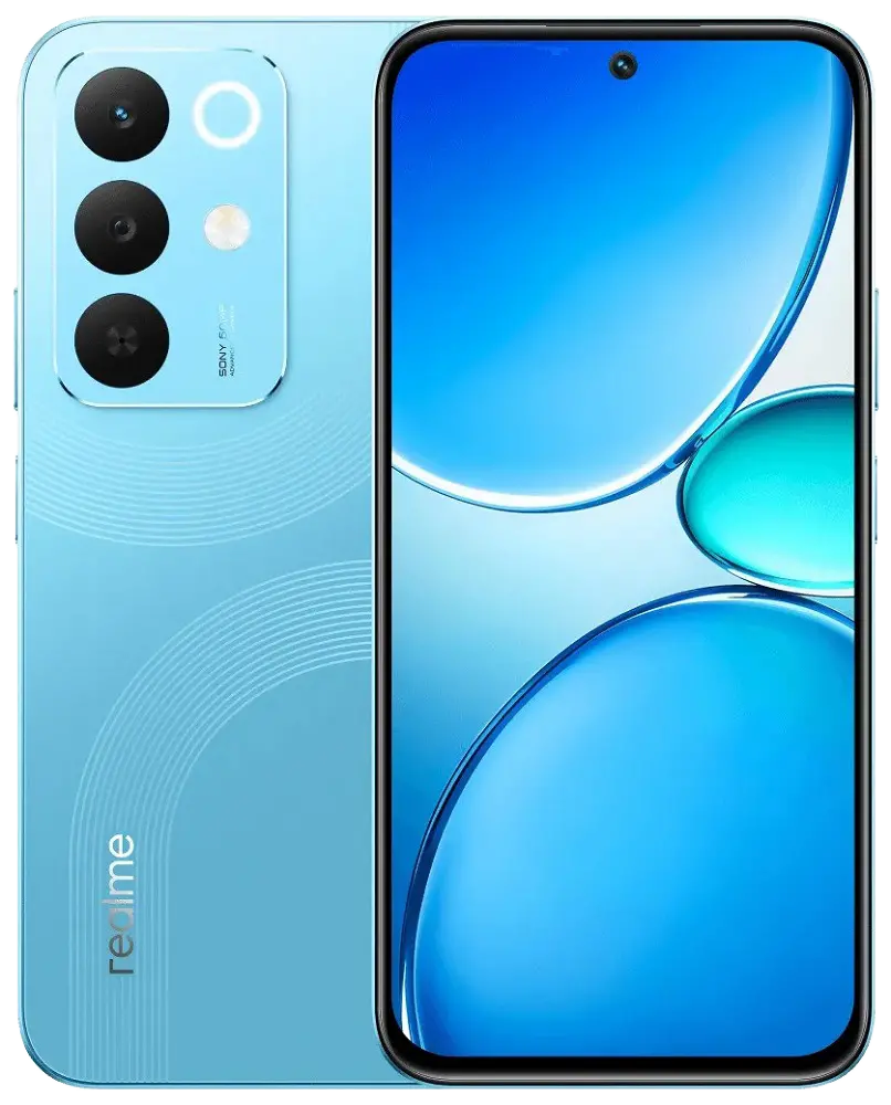 Realme 15x 5G Aqua Blue Official.