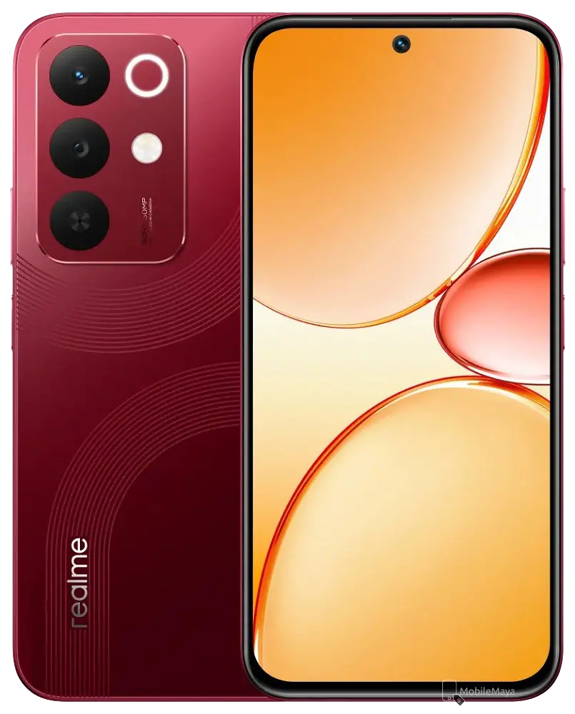 Realme 15x 5G Maroon Red Official.