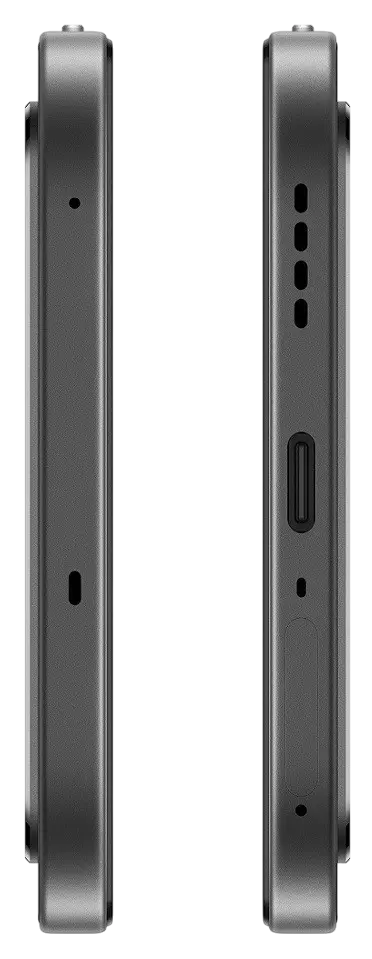Realme 16 Air Black Charging Port Side Image