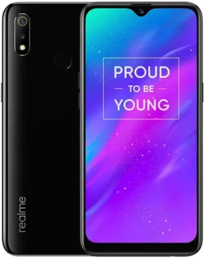Realme 3 Dynamic Black official Image