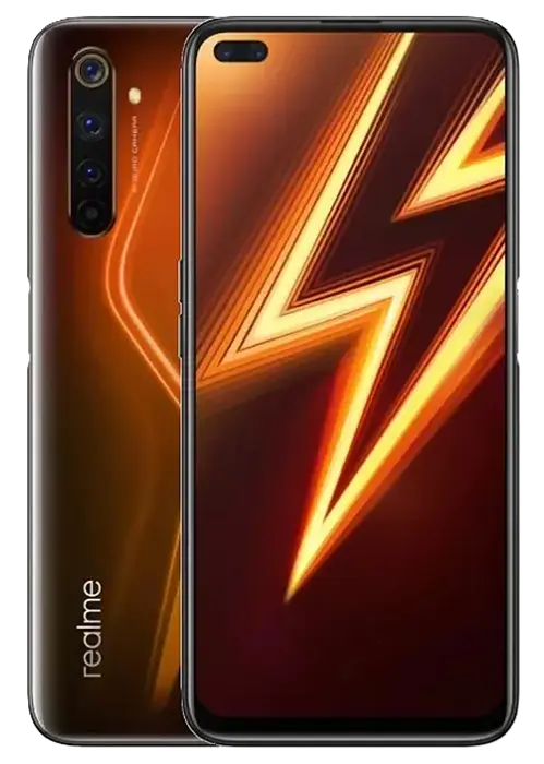 Realme 6 Pro Lightning Orange color