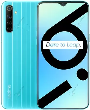 Realme 6i Blue Soda official Images.