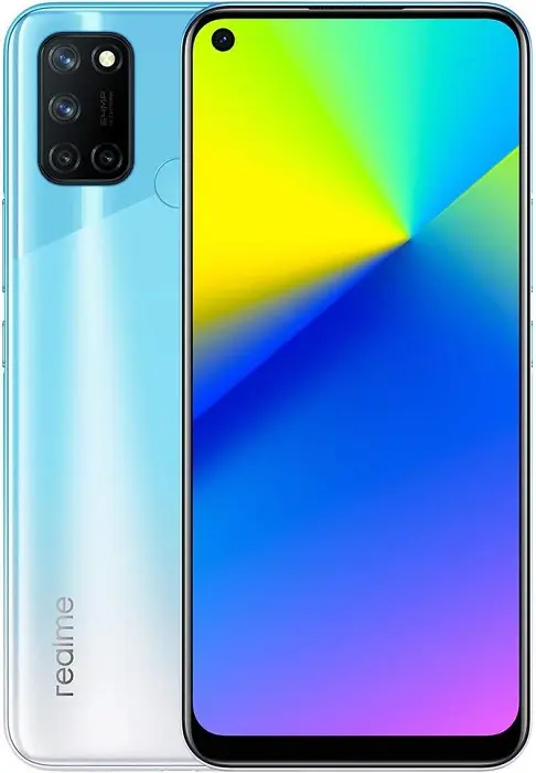 Realme 7i Polar Blue official Image