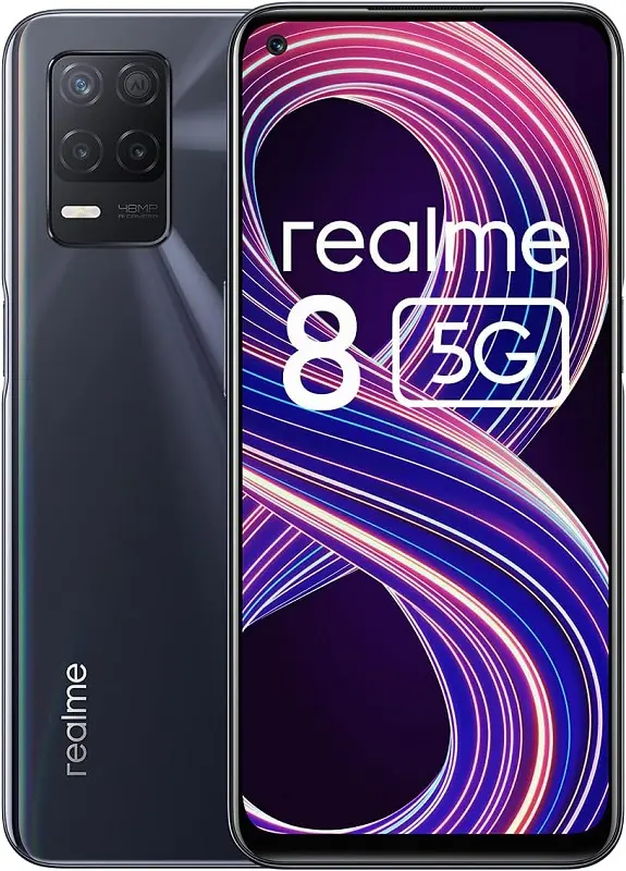 Realme 8 5g Supersonic Black official Image