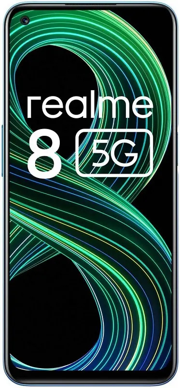 Realme 8 5g Supersonic Blue front Image