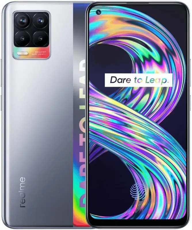 Realme 8 Cyber Silver official Image