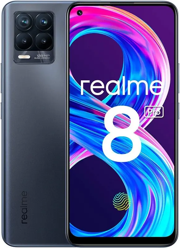 Realme 8 pro Infinite Black official Image