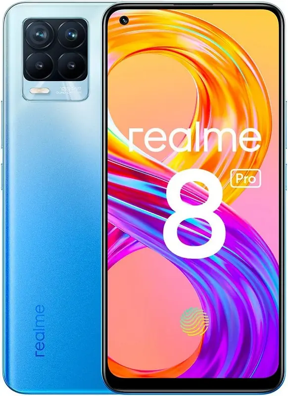 Realme 8 Pro Infinite Blue official Image