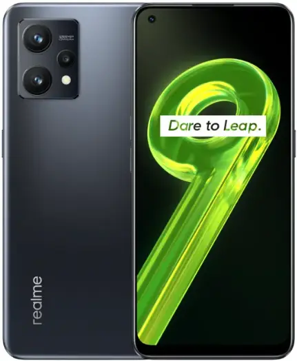 Realme 9 Meteor Black official Image