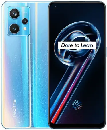 Realme 9 pro plus Sunrise Blue official Image