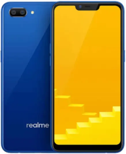 Realme C1 blue official Image
