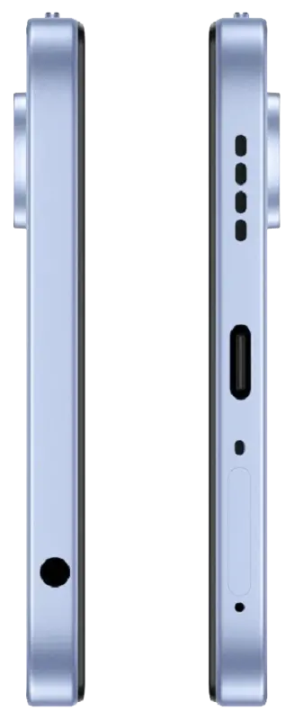 Realme C100 5G Blooming Purple Updown Side Image