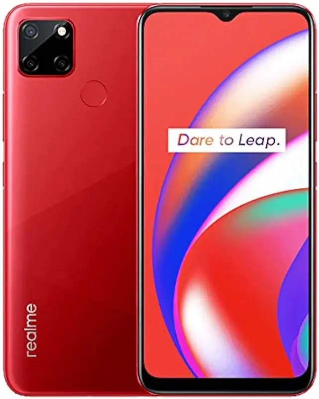 Realme C12 Coral Red official Image