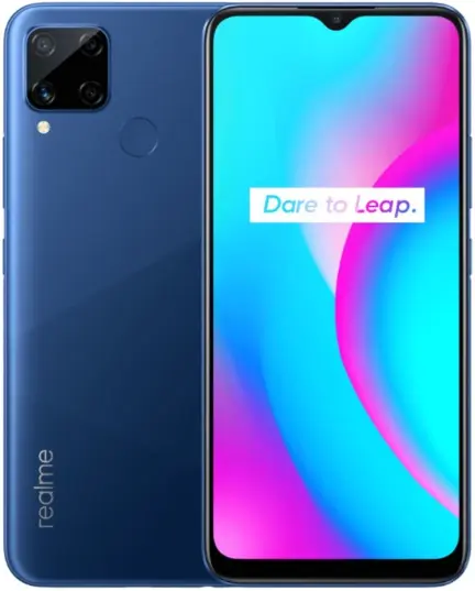 Realme C15 Qualcomm Edition Power Blue Official Image
