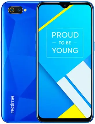 Realme C2 blue official Image