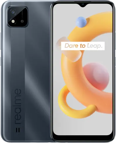 Realme C20A Iron Grey official Image