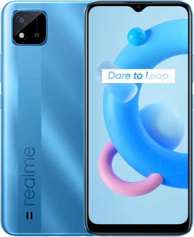 Realme C20A Lake Blue official Image