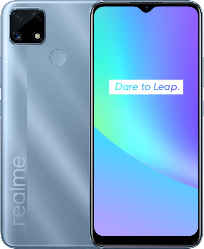 Realme C25 Water Blue official Image