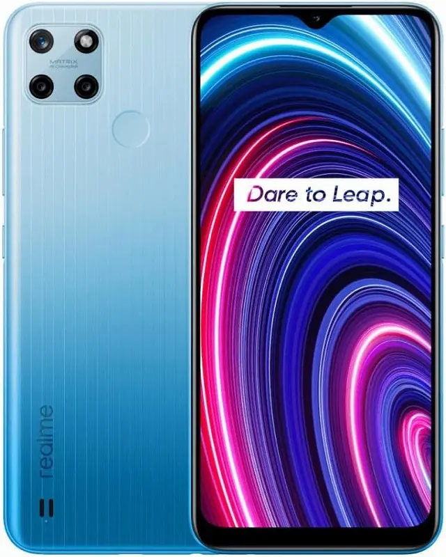 Realme C25Y glacier blue official Image