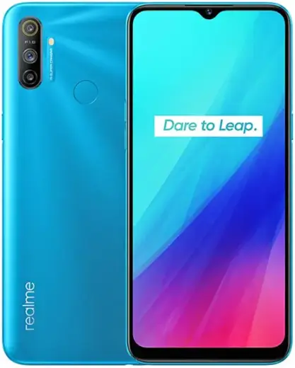 Realme C3 (3 cameras) Frozen Blue official Image