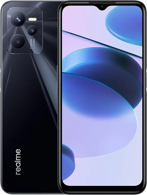 Realme c35 Glowing Black official Image